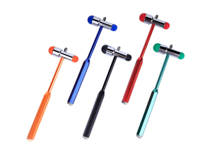 SW-H01B poign&eacute;e color&eacute;e cuivre argent r&eacute;flexe neurologique marteau Percussion Diagnostic marteau Kit de Toit m&eacute;dical