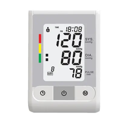 Tipo de brazo Monitor autom&aacute;tico de presi&oacute;n arterial digital en la parte superior del brazo
