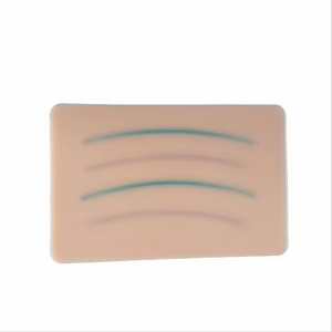 Almohadilla de pr&aacute;ctica de sutura de entrenamiento, almohadilla de sutura de inyecci&oacute;n para pr&aacute;ctica m&eacute;dica de la piel con estuche