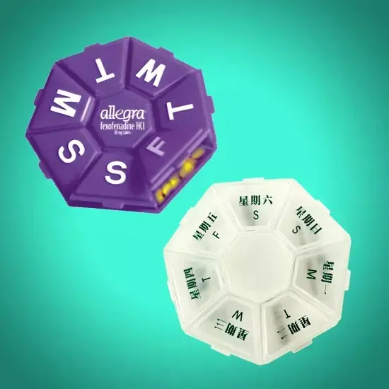 Portapillole promozionale da 7 stanze SunnyWorld SW-PB15